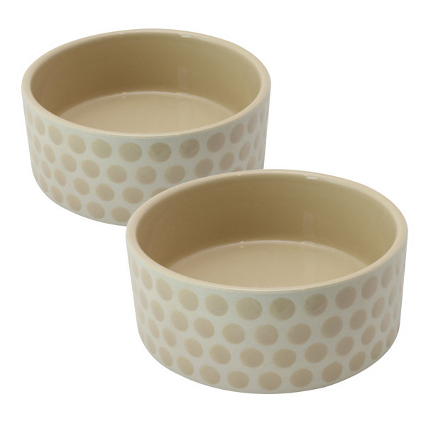 Coastline Imports Fido's Diner Polka Dots Bowl & Reviews Wayfair